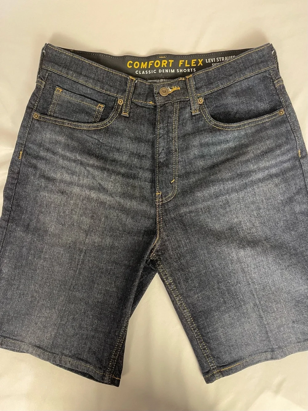 Levi's Dark Blue Denim Jean Shorts